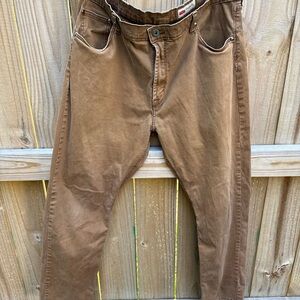 Wrangler Straight Fit Khaki Jeans Pants Mens Size 38 x 30 NEW